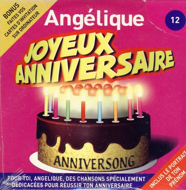 Joyeux Anniversaire Angelique Cd Rakuten