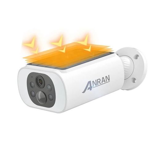 Anran Camra De Surveillance  Batterie Avec Panneau Solaire Encastr Camera Sans Fil - C3