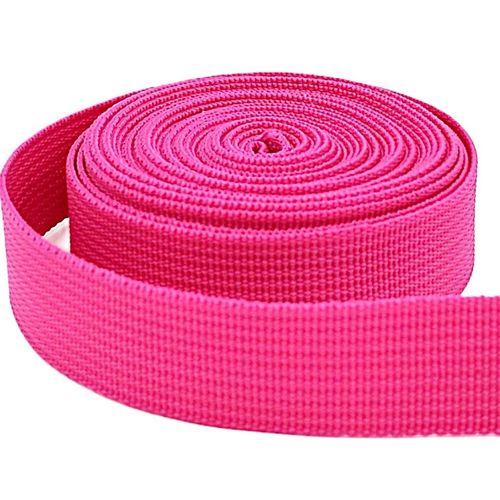Ansetendance - 10 Mtres X 25mm De Sangle En Polypropylne Pour Couture Crations De Sacs  Main  Dos Tote-Bag Sac Banane Anse Bandoulire Couleur : Rose Fuchsia