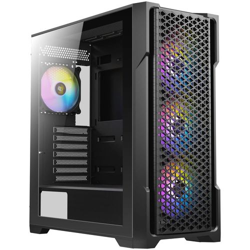 Antec AX65 Case Mid-Tower ATX con 4 Ventole ARGB, Vetro Temperato e Design Mesh