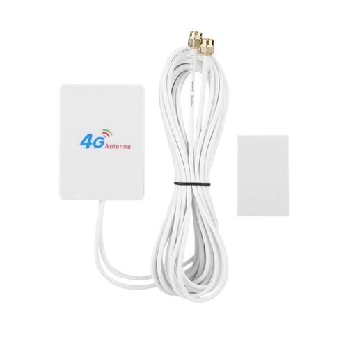 Antenne 4G LTE, 28dBi Gain Dual WiFi Amplificateur de Signal Rseau Signal d'Antenne Mobile pour Routeur WiFi.
