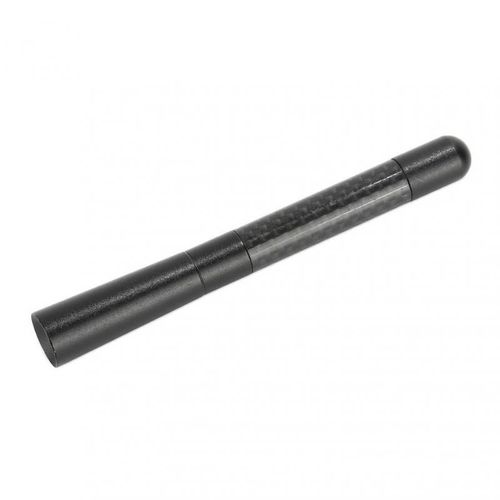 Antenne Universelle De Remplacement Pour Autoradio, En Aluminium, 4.7 Pouces, En Fiber De Carbone Vritable, Courte  Visser, 4 Couleurs