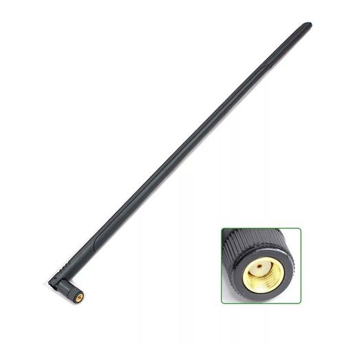 Antenne WiFi Omni mle pliable pour routeur sans fil,amplificateur de rseau,carte Netword,gain lev,12dBi,RP SMA,2.4G,5.8G - Type 1pcs-RP SMA Male