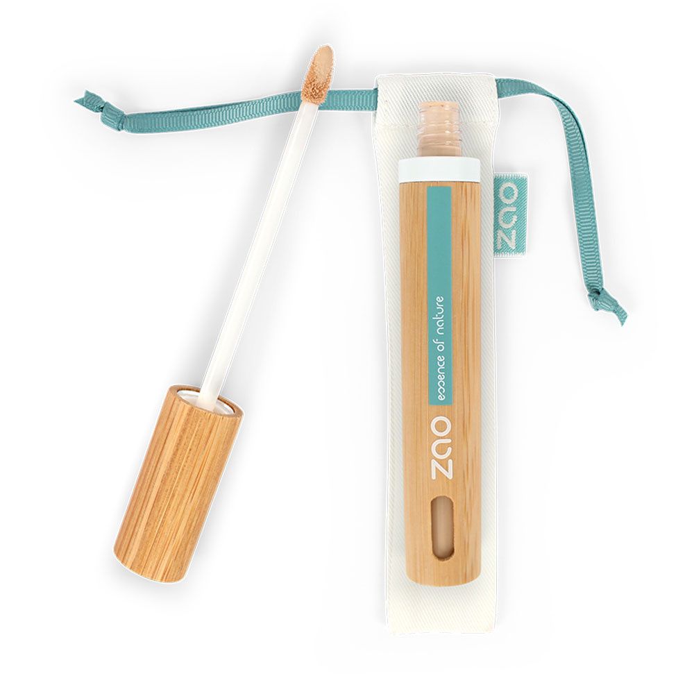 Anticernes Fluide 793 Medium Abricot Zao - Zao Essence Of Nature - Anticernes Fluide Certifi Bio, Formule100% Naturelle, Vegan Et Rechargeable