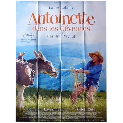 Antoinette Dans Les Cvennes - Vritable Affiche De Cinma Plie - Format 120x160 Cm - De Caroline Vignal Avec Laure Calamy, Benjamin Lavernhe, Olivia Cote, Marc Fraize, Jean-Pierre Martins - 2020