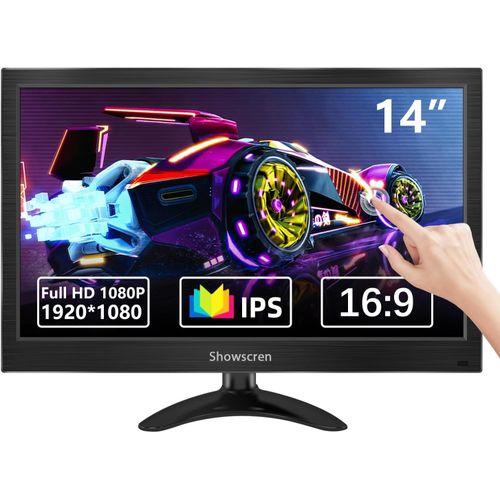 anwxai-cran Pc Portable Tactile 14 Pouces 1920 X 1080 Fhd 100% Srgb Ips Hdmi Usb C Moniteur Portable Compatible Avec Pc/Ps3-5/Xbox/Phone,cran PortableGaming Touchscreen