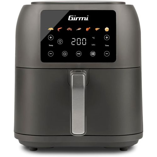anwxai-Friteuse  Air Fg92 Ecofrit Deep,Capacit Xxl 8 Litres,1700W,Sans Bpa-Pfoa,Rcipient Antiadhsif,Affichage Numrique Avec 7 Programmes,Bouton De Scurit,Livre De Recettes Inclus
