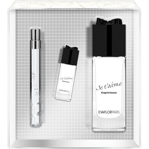 Anwxai-Je T'aime Capricieuse Coffret Cadeau Pour Femme Eau De Parfum 100 Ml + Miniature 10 Ml + Vapo De Sac 12 Ml 