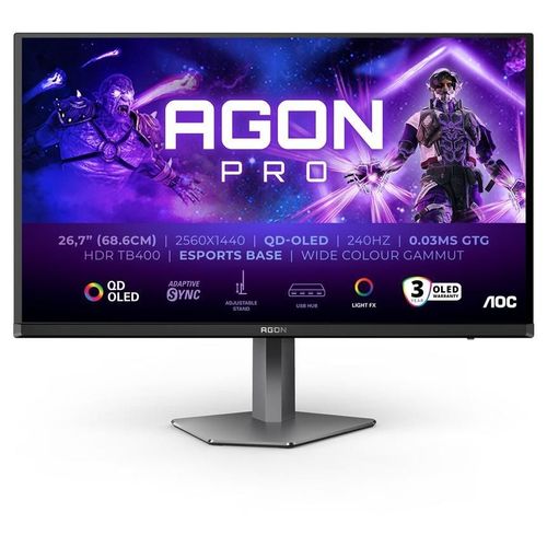 AOC AGON PRO AG276QZD2 - Moniteur OLED