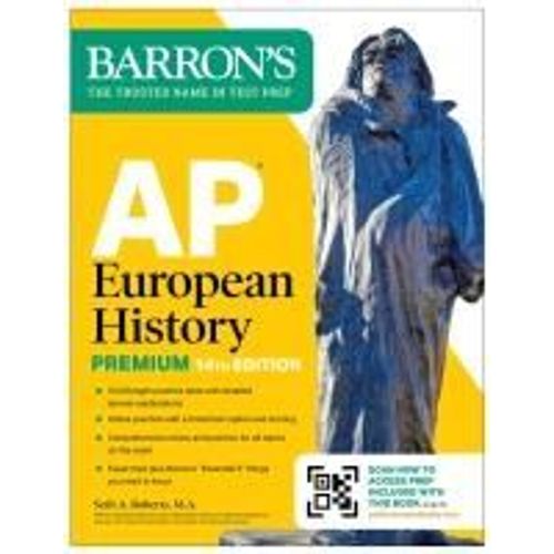Ap European History Premium, Fourteenth Edition: Prep Book With 5 Practice Tests + Comprehensive Review + Online Practice (2026)    Format Broch 