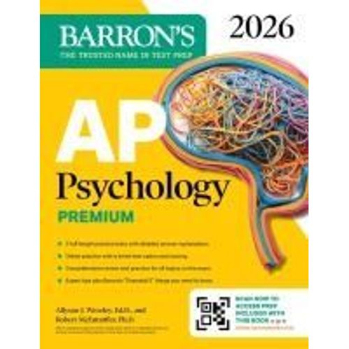 Ap Psychology Premium, 2026: Prep Book With 3 Practice Tests + Comprehensive Review + Online Practice    Format Broch 