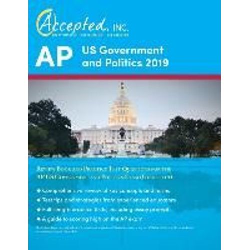 Ap Us Government And Politics 2019: Review Book And Practice Test Questions For The Ap Us Government And Politics Exam (Guide To 5)   de Inc. AP Exam Prep Team Accepted  Format Broch 