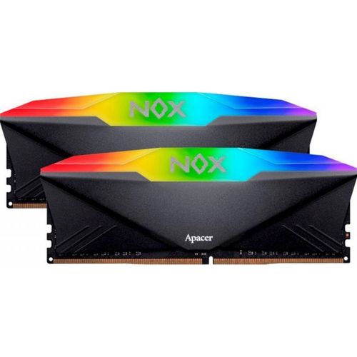 Apacer Mmoire vive DDR4 ZADAK MOAB RGB 32GB (2x16GB) 3200MHz 1,35V Noir, Mmoire vive