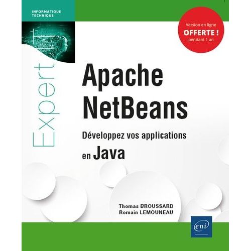 Apache Netbeans - Dveloppez Vos Applications En Java   de Lemouneau Romain  Format Beau livre 