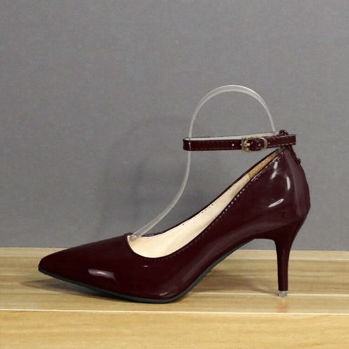 Aphfte Ta-Escarpins Pointus En Cuir Verni Pour Femmes,Chaussures De Bureau,Talons Aiguilles,Super Grande Taille 33-50,7cm,10cm,12cm