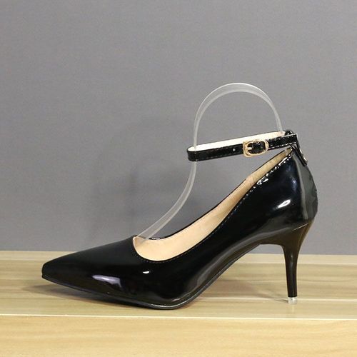 Aphfte Ta-Escarpins Pointus En Cuir Verni Pour Femmes,Chaussures De Bureau,Talons Aiguilles,Super Grande Taille 33-50,7cm,10cm,12cm