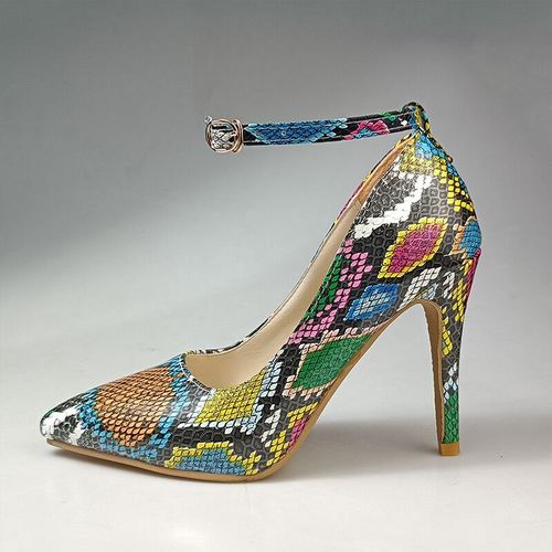 Aphfte Ta-Escarpins Pointus En Cuir Verni Pour Femmes,Chaussures De Bureau,Talons Aiguilles,Super Grande Taille 33-50,7cm,10cm,12cm