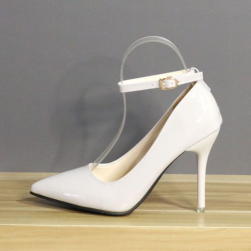 Aphfte Ta-Escarpins Pointus En Cuir Verni Pour Femmes,Chaussures De Bureau,Talons Aiguilles,Super Grande Taille 33-50,7cm,10cm,12cm
