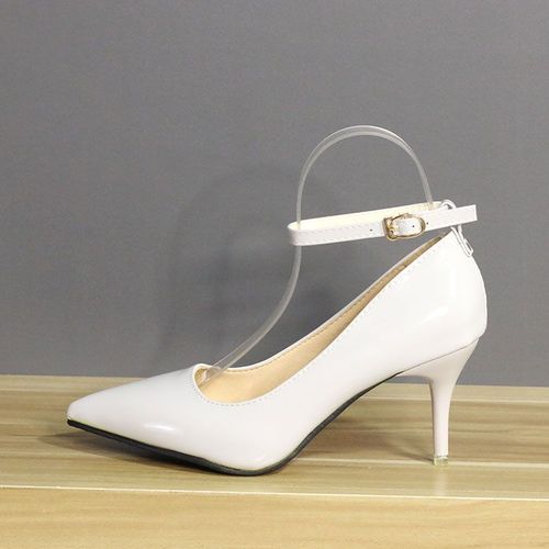 Aphfte Ta-Escarpins Pointus En Cuir Verni Pour Femmes,Chaussures De Bureau,Talons Aiguilles,Super Grande Taille 33-50,7cm,10cm,12cm