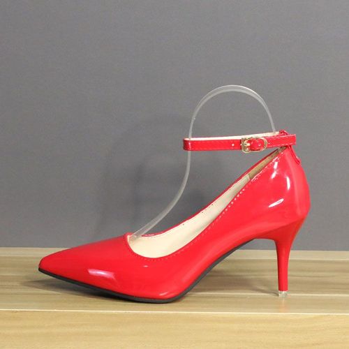 Aphfte Ta-Escarpins Pointus En Cuir Verni Pour Femmes,Chaussures De Bureau,Talons Aiguilles,Super Grande Taille 33-50,7cm,10cm,12cm