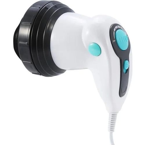 Appareil De Massage ?Lectrique Machine Infrarouge ? Br?Ler Graisse Vibration Amincissant + 3 T?Te De Remplacement Vert