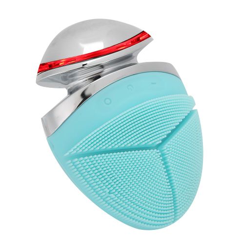 Appareil De Nettoyage Du Visage Par Luminotherapie, Lifting, Raffermissement, Anti-Acne, Soin Du Visage, Nettoyeur Des Pores (Vert Clair)