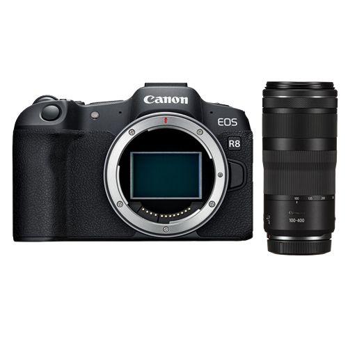 Appareil photo Canon EOS R8 + objectif RF 100-400mm f5.6-8 IS USM