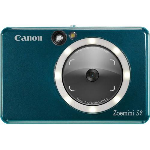 Appareil photo Compact Canon Zoemini S2 Bleu compact avec imprimante photo instantane - 8.0 MP