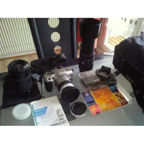 Appareil photo Minolta Dynax 404 SI + Objectif AF 28-80 + Objectif SIGMA 70-300 + Objectif Minolta AF 70-210