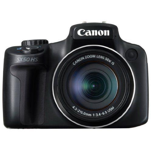 appareil photo numrique Canon PowerShot SX50HS environ 12,1 millions de pixels optique 50x zoom Noir PSSX50HS