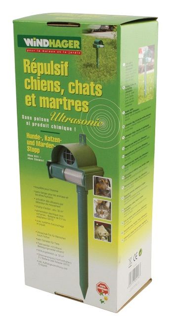 Appareil Repulsif A Ultrasons Chien Chat Martre 22 26 Khz Rakuten