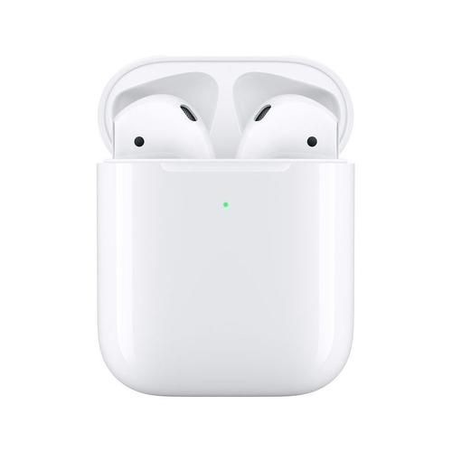Apple AirPods 2me gnration (2019) avec botier de charge sans fil (MRXJ2)