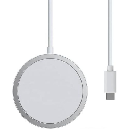 Apple Chargeur Magsafe - 2024 Nouveau 15w UsbC[Apple Mfi Certifi] Chargeur Induction Iphone,Iphone Rapide Chargeur Magntique Sans Fil Avec Iphone 15/15 Pro/15 Pro Max/14/13/12/11/X/Xs/Xr,Blanc(1m)