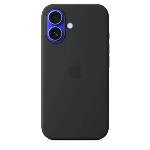 Apple - Coque De Protection Pour Tlphone Portable - Compatibilit Avec Magsafe - Silicone - Noir - Pour Iphone 16