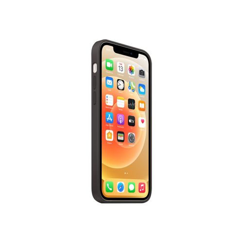 Apple - Coque De Protection Pour Tlphone Portable - Avec Magsafe - Silicone - Noir - Pour Iphone 12, 12 Pro