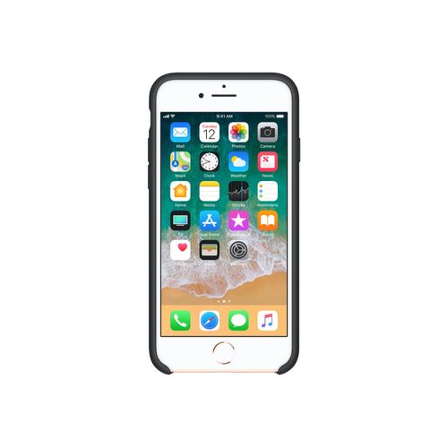 Apple - Coque De Protection Pour Tlphone Portable - Silicone - Noir