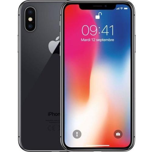 Apple iPhone X 256 Go Gris sidral