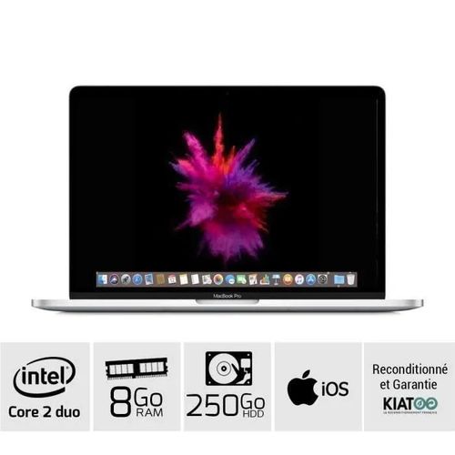 APPLE MACBOOK PRO 13 Gris A1278 core 2 duo 8 go ram 250 go HDD disque dure clavier QWERTY