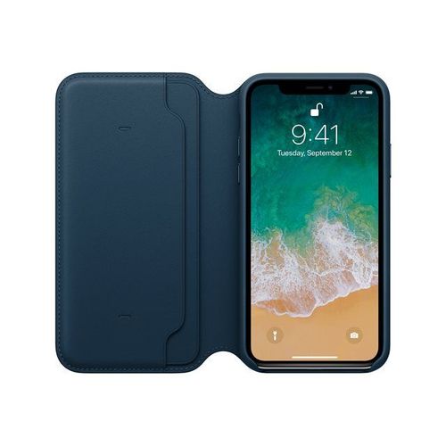 Apple - tui  Rabat Pour Tlphone Portable - Cuir - Bleu Cosmos