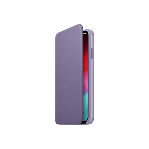 Apple Smart - tui  Rabat Pour Tlphone Portable - Cuir - Lilas - Pour Iphone Xs Max