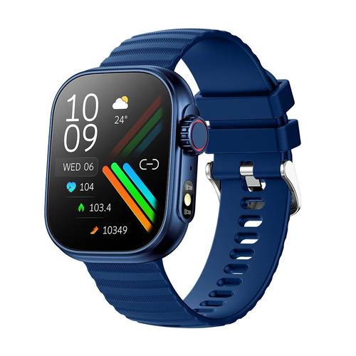 Apple Ultra Smartwatch Pour Hommes Et Femmes,Appel Bluetooth,Frquence Cardiaque,Oxygne Sanguin,Assistant Vocal,100 +,Sport,Dames, - Type Blue