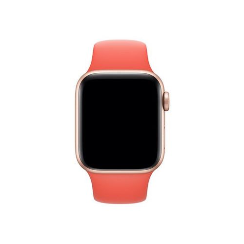 Apple 40mm Sport Band - Bracelet De Montre Pour Montre Intelligente - Taille S/M & M/L - Nectarine - Pour Watch Herms Series 7, Herms Series 9, Nike Series 7, Series 10, Series 8, Series 9