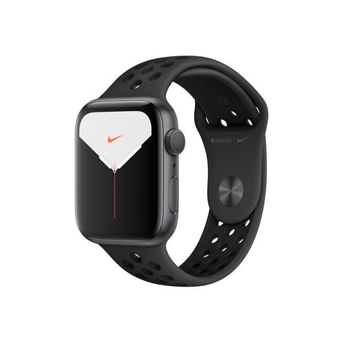 Apple Watch Nike Series 5 (Gps) - Boitier 44 Mm Aluminium Gris Avec Bracelet Sport Nike Anthracite/Noir