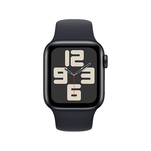 Apple Watch Se (Gps) - 2e Gnration - 40 Mm - Aluminium Minuit - Montre Intelligente Avec Bracelet Sport - Fluorolastomre - Minuit - Taille Du Bracelet : S/M - 32 Go - Wi-Fi, Bluetooth - 26.4...