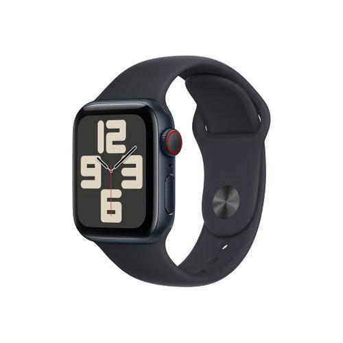 Apple Watch Se (Gps + Cellular) - 2e Gnration - 40 Mm - Aluminium Minuit - Montre Connecte Avec Bracelet Sport - Fluorolastomre - Minuit - Taille Du Bracelet : M/L - 32 Go - Wi-Fi, Lte...