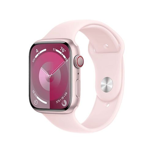 Apple Watch Series 9 Gps + Cellular - Botier Aluminium 45 Mm Rose - Bracelet M/L