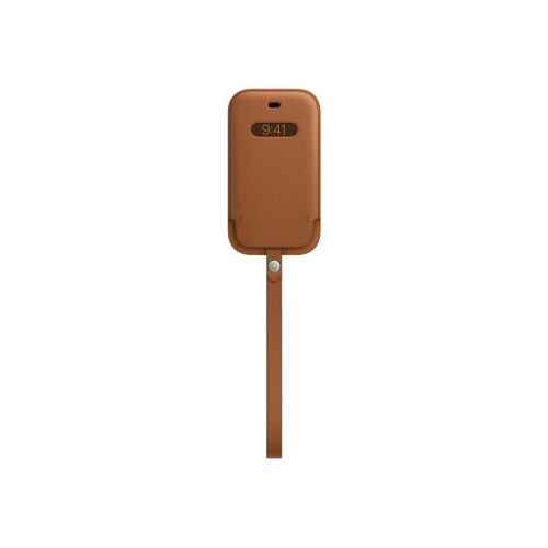 Apple - tui Protecteur Pour Tlphone Portable - Avec Magsafe - Cuir - Marron Selle - Pour Iphone 12 Mini