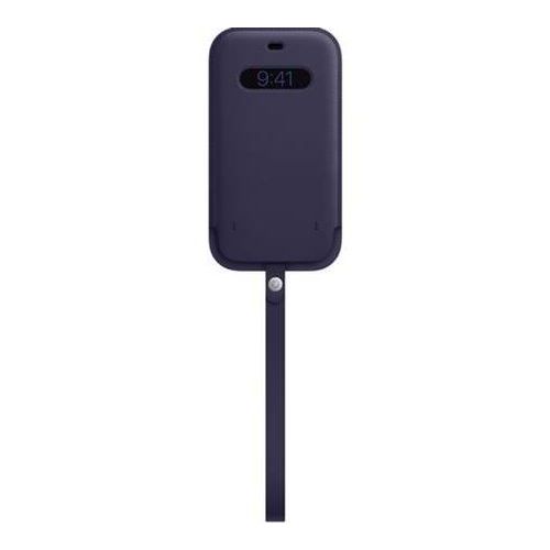 Apple - tui Protecteur Pour Tlphone Portable - Avec Magsafe - Cuir - Violet Fonc - Pour Iphone 12 Pro Max