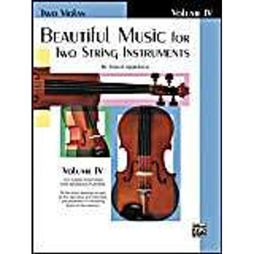 Beautiful Music For Two String Instruments, Bk 4: 2 Violas   de Samuel Applebaum  Format Broch 