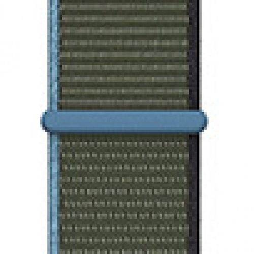 Applicable  Apple Watch Iwatch10 Gnration 98se Nouveau Bracelet En Nylon Velcro Tiss Sport Couleur-69# Vert Inverness Vert Olive Fonc - 38/40/41 Mm